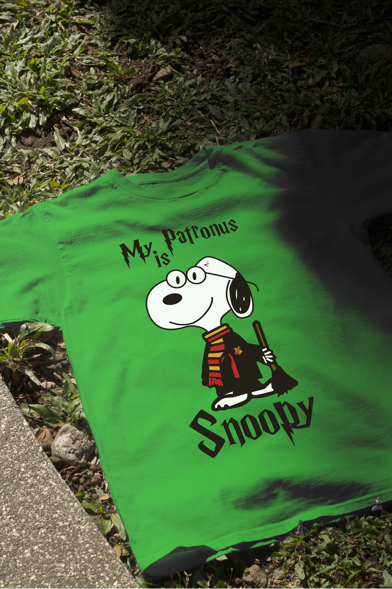 Remera: My Patronus Is Snoopy Memoestampados - Imagen 21