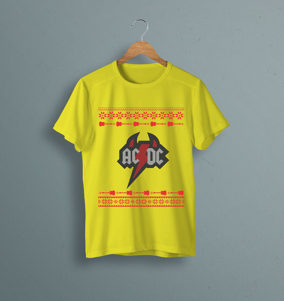 Remera: Ac Dc Ugly Sweater Memoestampados - Imagen 26