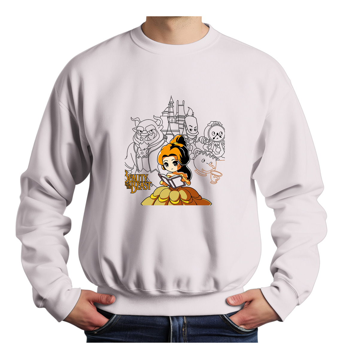 Buzo Beauty And The Beast Memoestampados - Imagen 3