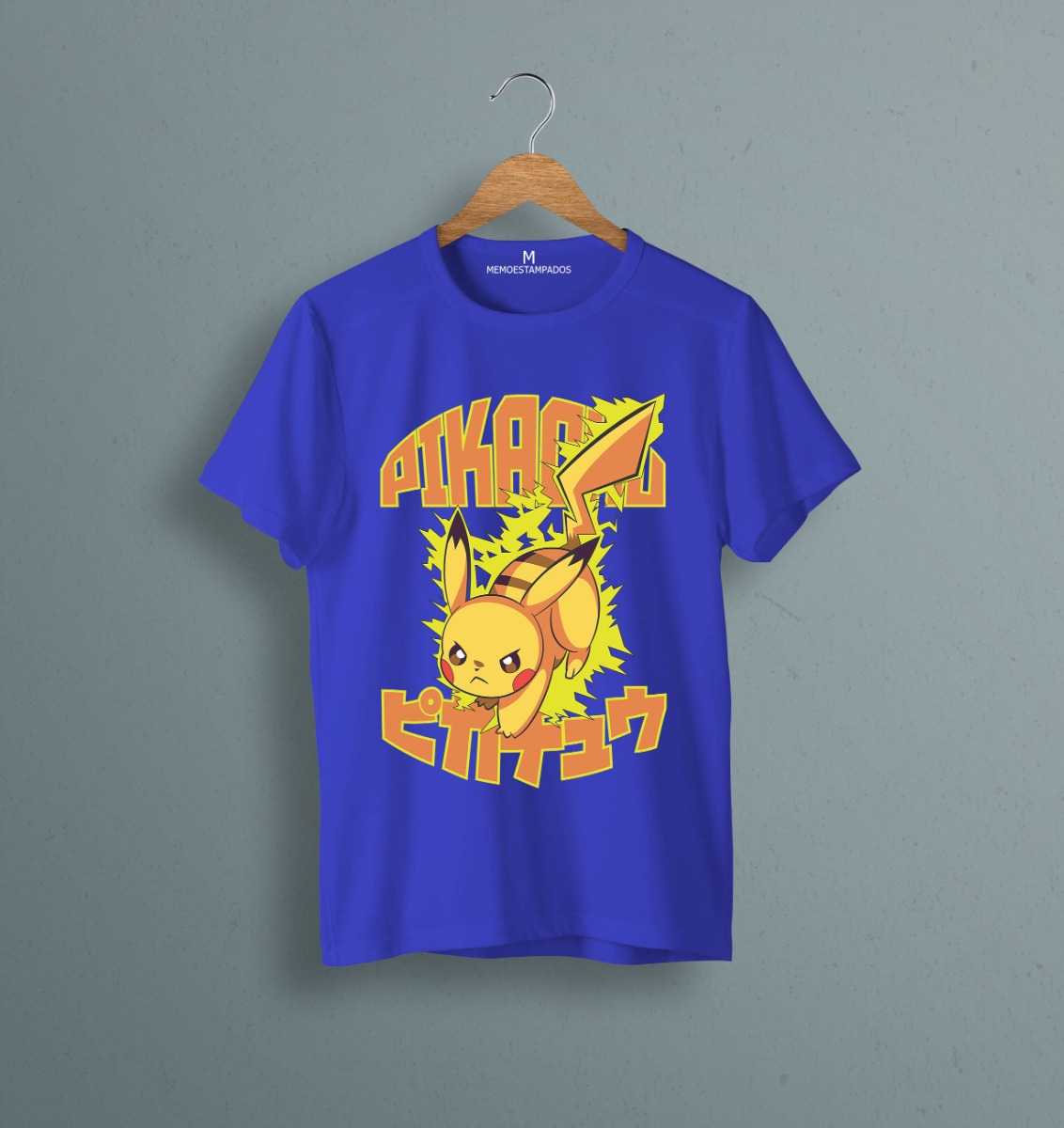 Remera: Pikachu Letras Memoestampados - Imagen 8