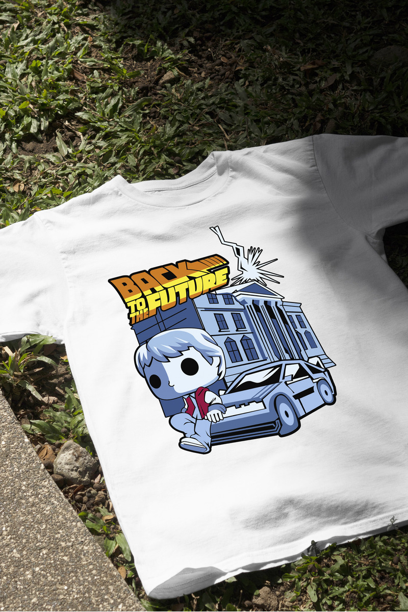 Remera: Volver Al Futuro Muñeco Memoestampados - Imagen 19
