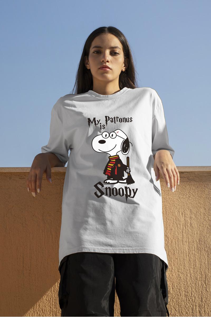 Remera: My Patronus Is Snoopy Memoestampados - Imagen 11