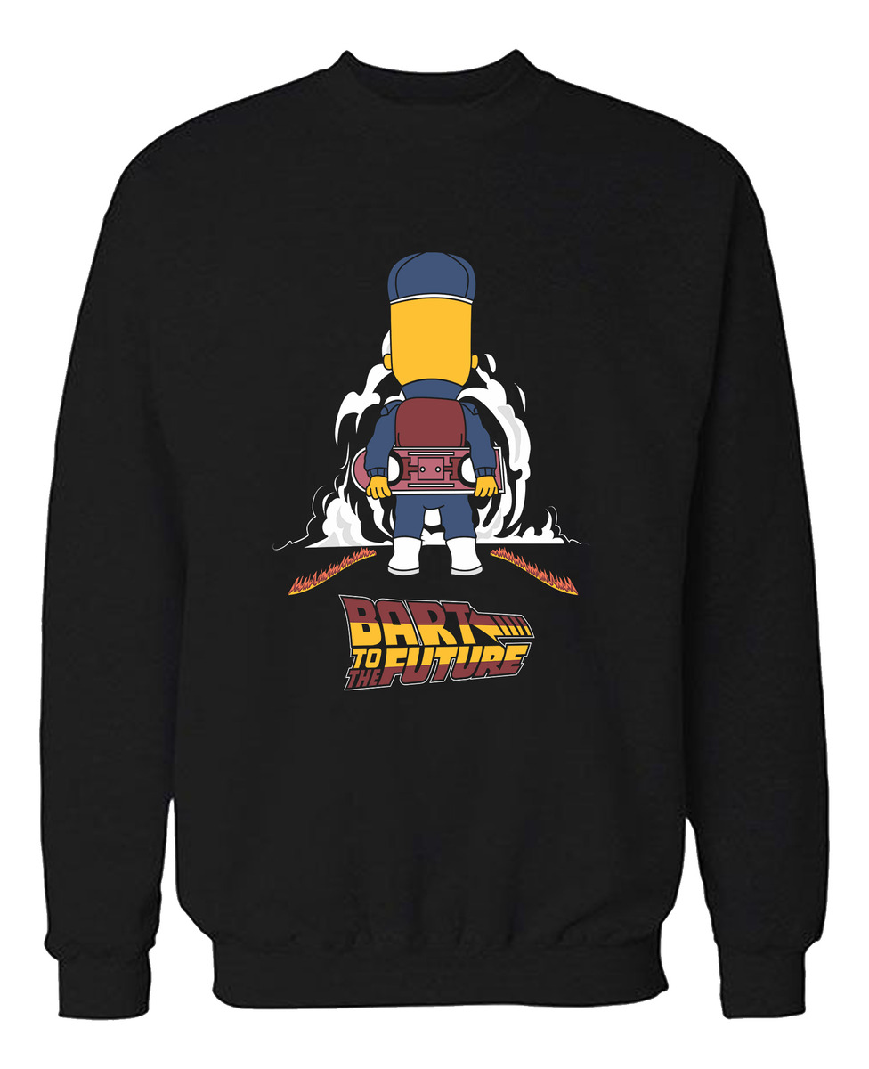Buzo Bart To The Future Memoestampados - Imagen 3
