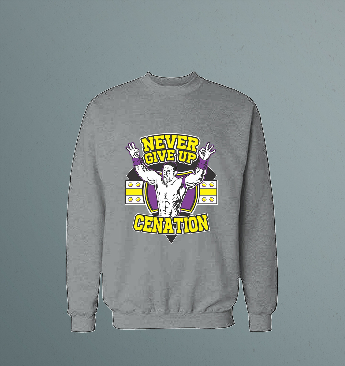Buzo Never Give Up Cenation Memoestampados - Imagen 6