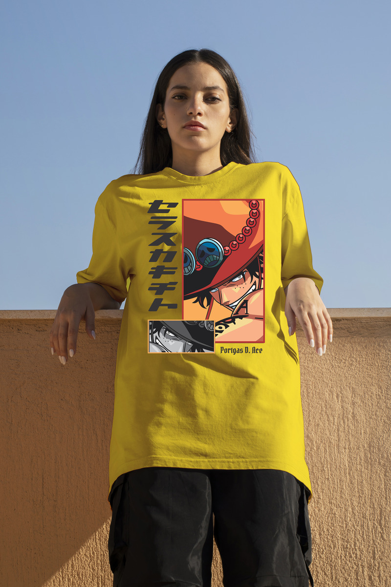 Remera: Portgas D. Ace 02 Memoestampados - Imagen 4