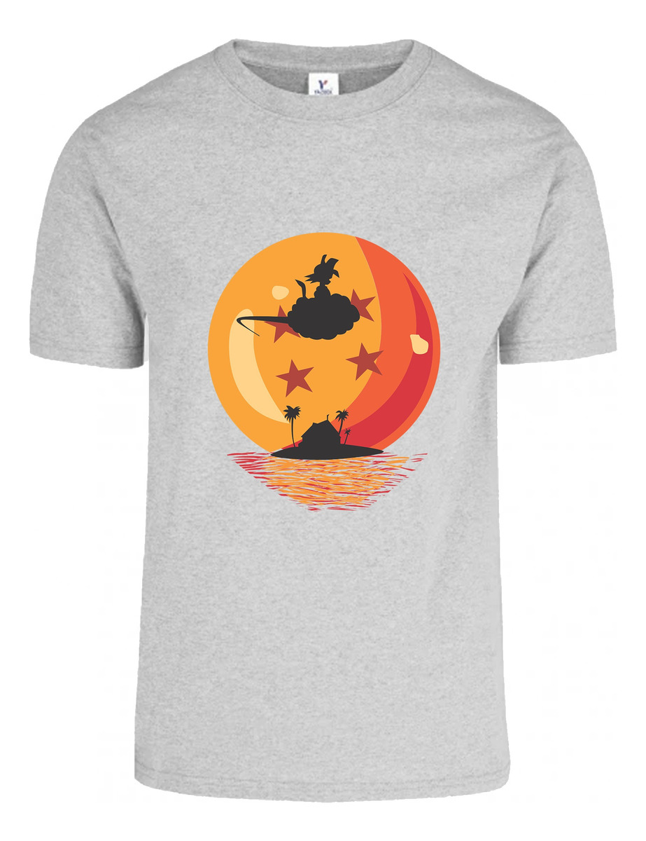 Remera: Goku Silueta Nube Esfera Memoestampados - Imagen 11