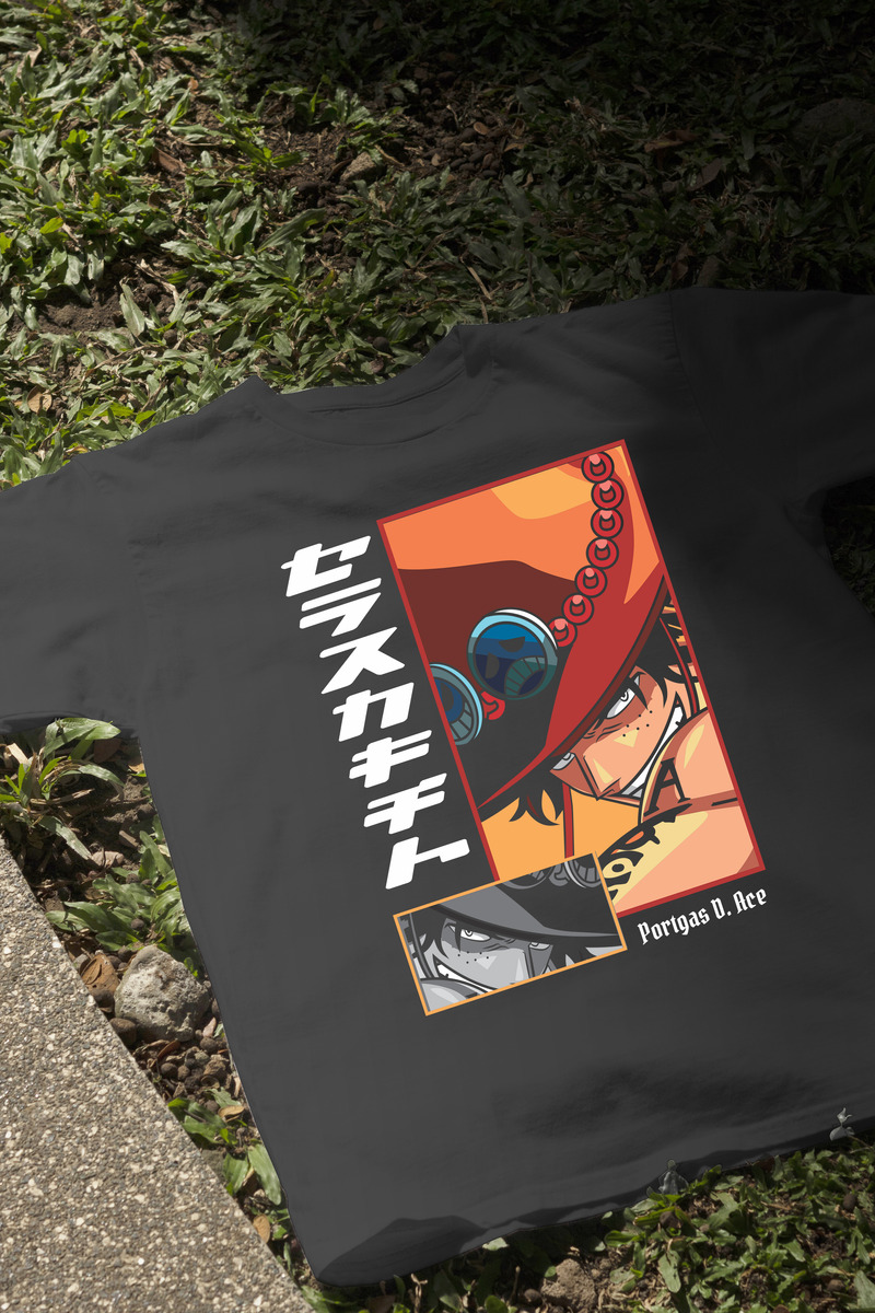 Remera: Portgas D. Ace 02 Memoestampados - Imagen 3