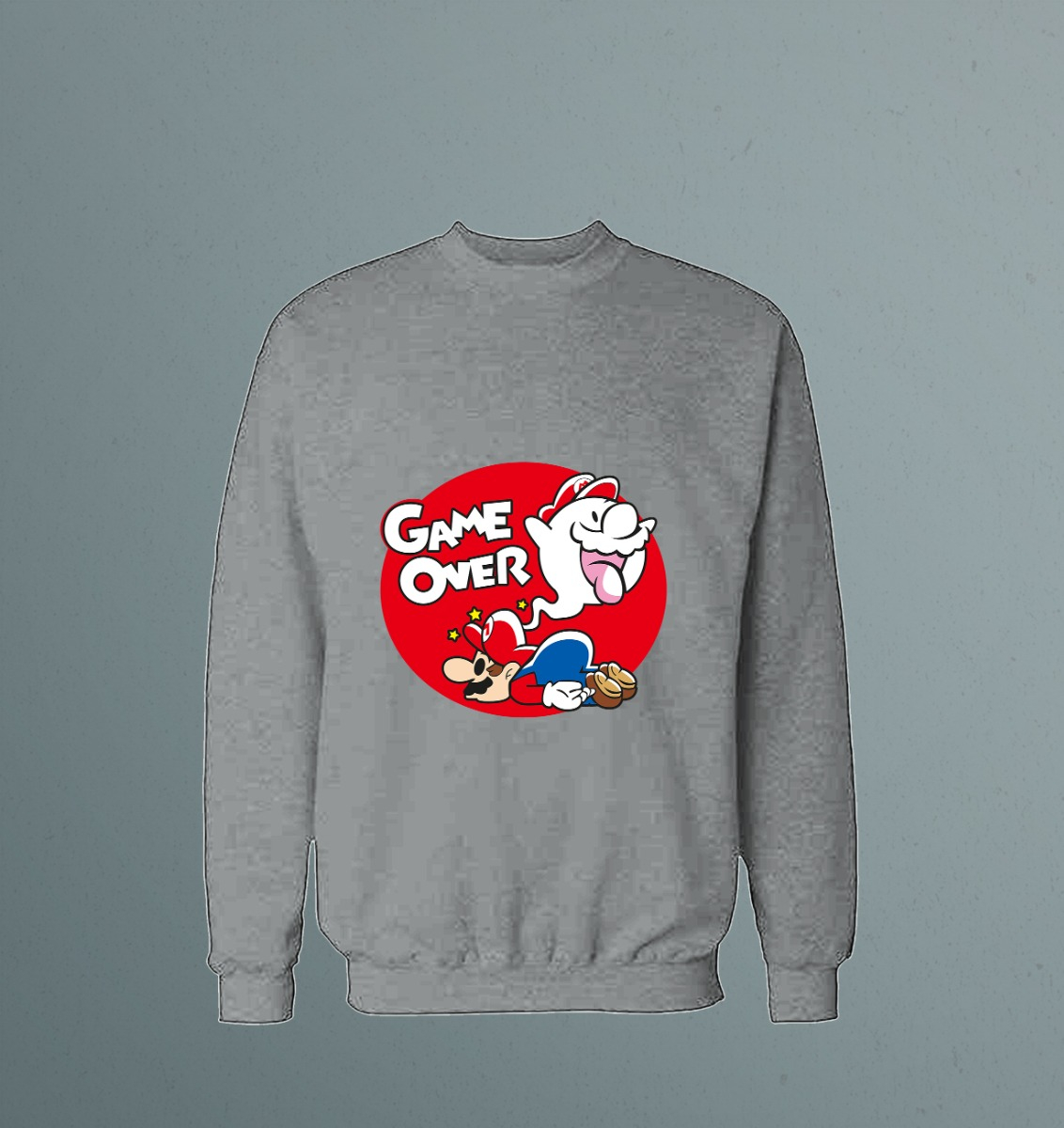 Buzo Game Over Mario Bros Memoestampados - Imagen 5