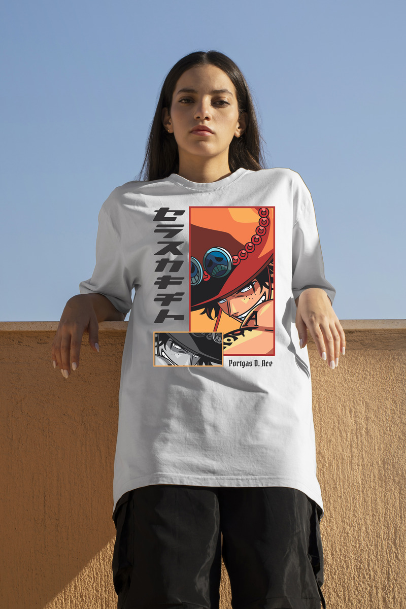 Remera: Portgas D. Ace 02 Memoestampados - Imagen 9