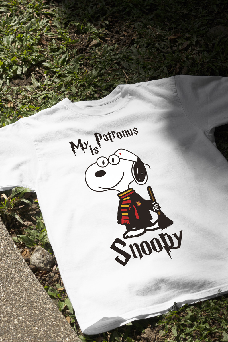 Remera: My Patronus Is Snoopy Memoestampados - Imagen 12