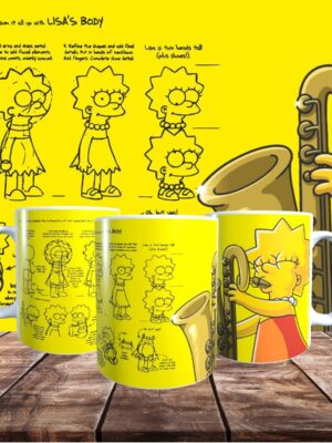 Taza Personalizada Diseño Simpsons M11
