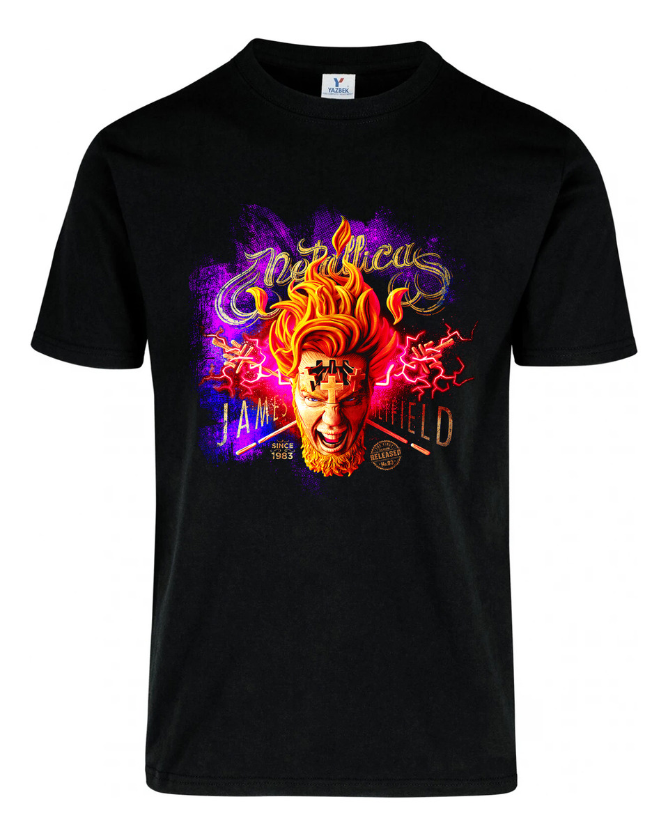 Remera: Metallica James-hetfield 01 Memoestampados - Imagen 2