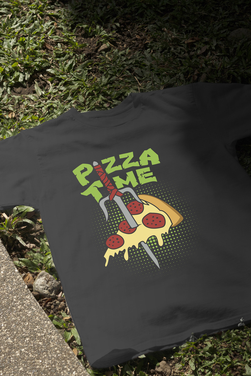 Remera: Pizza Time Memoestampados - Imagen 3