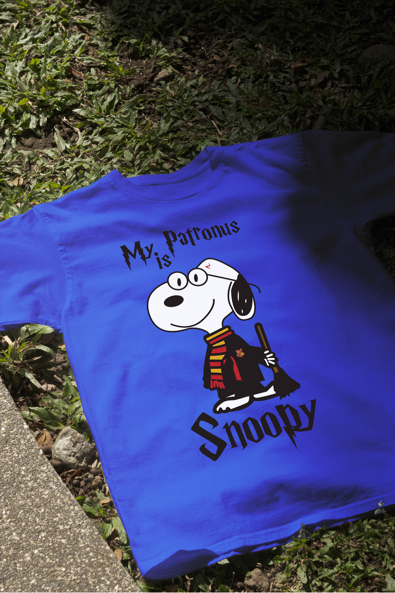 Remera: My Patronus Is Snoopy Memoestampados - Imagen 9