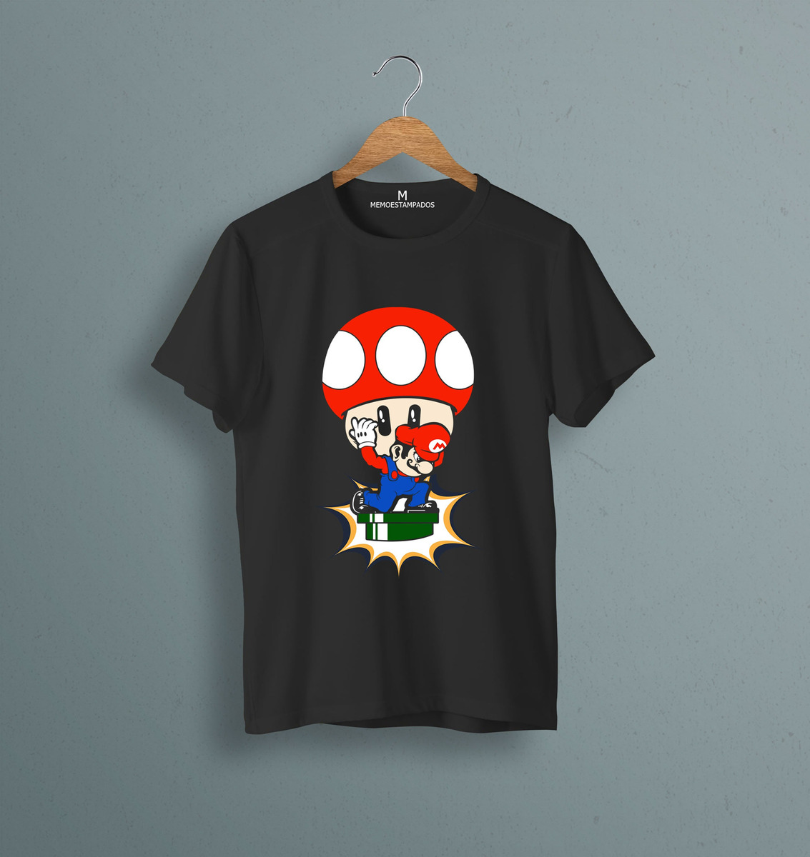 Remera: Mario Bros Power Memoestampados - Imagen 3