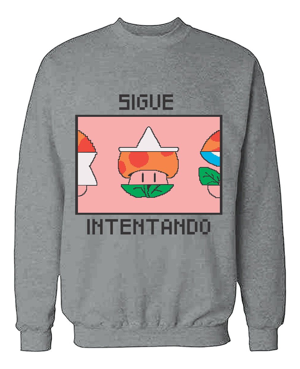 Buzo Sigue Intentando Mario Memoestampados - Imagen 8