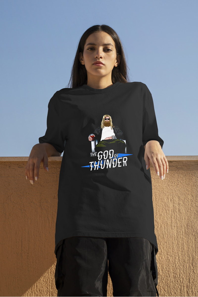 Remera: The God Of Thunder Memoestampados - Imagen 2