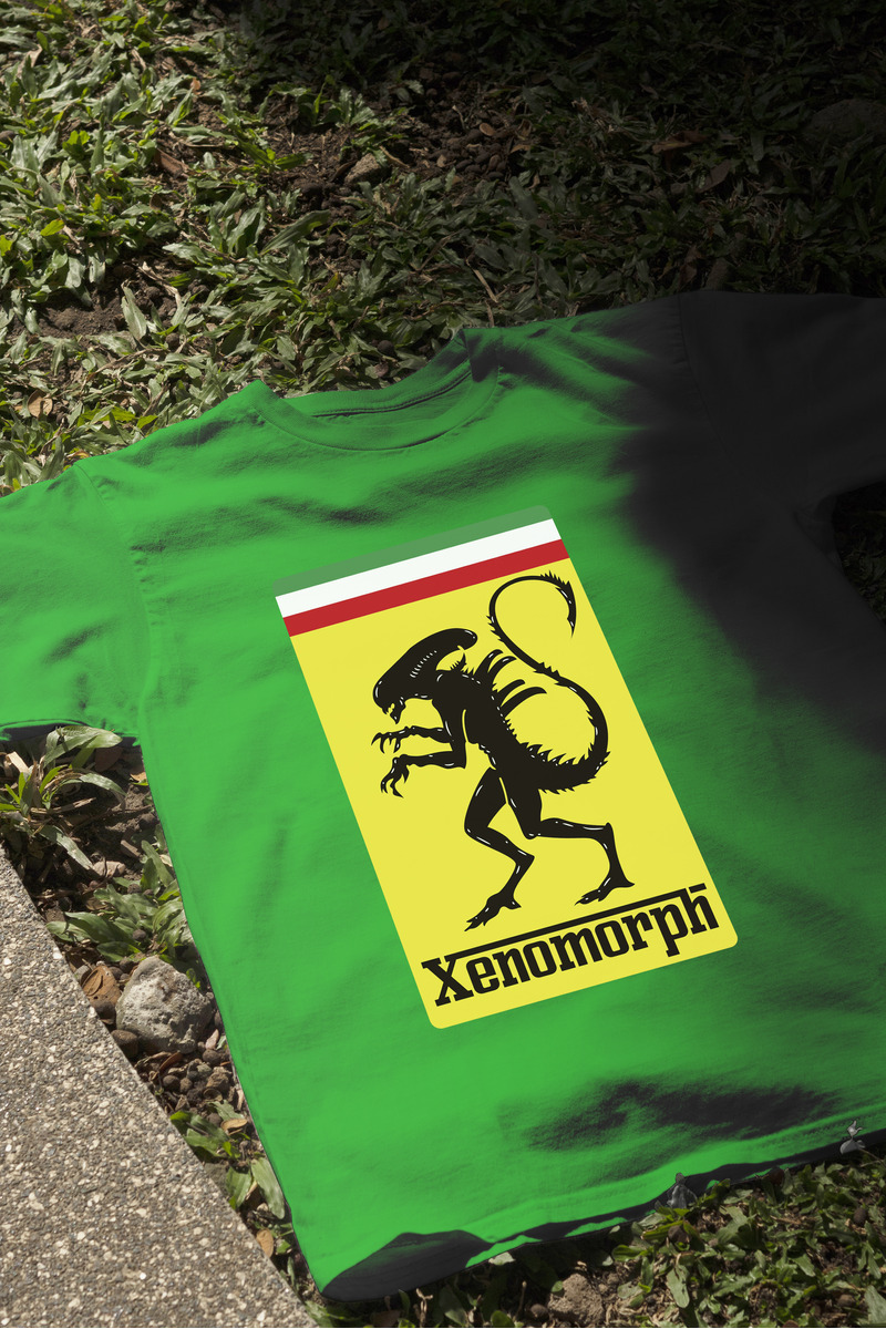 Remera: Xenomorph Ferrari Memoestampados - Imagen 21