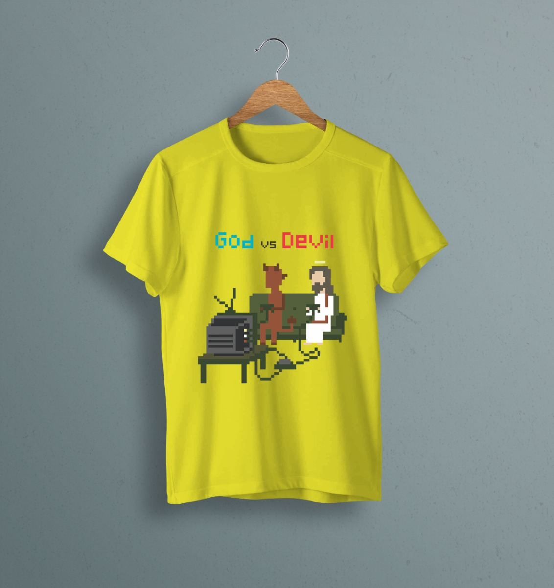 Remera: God Vs Devil Memoestampados - Imagen 17