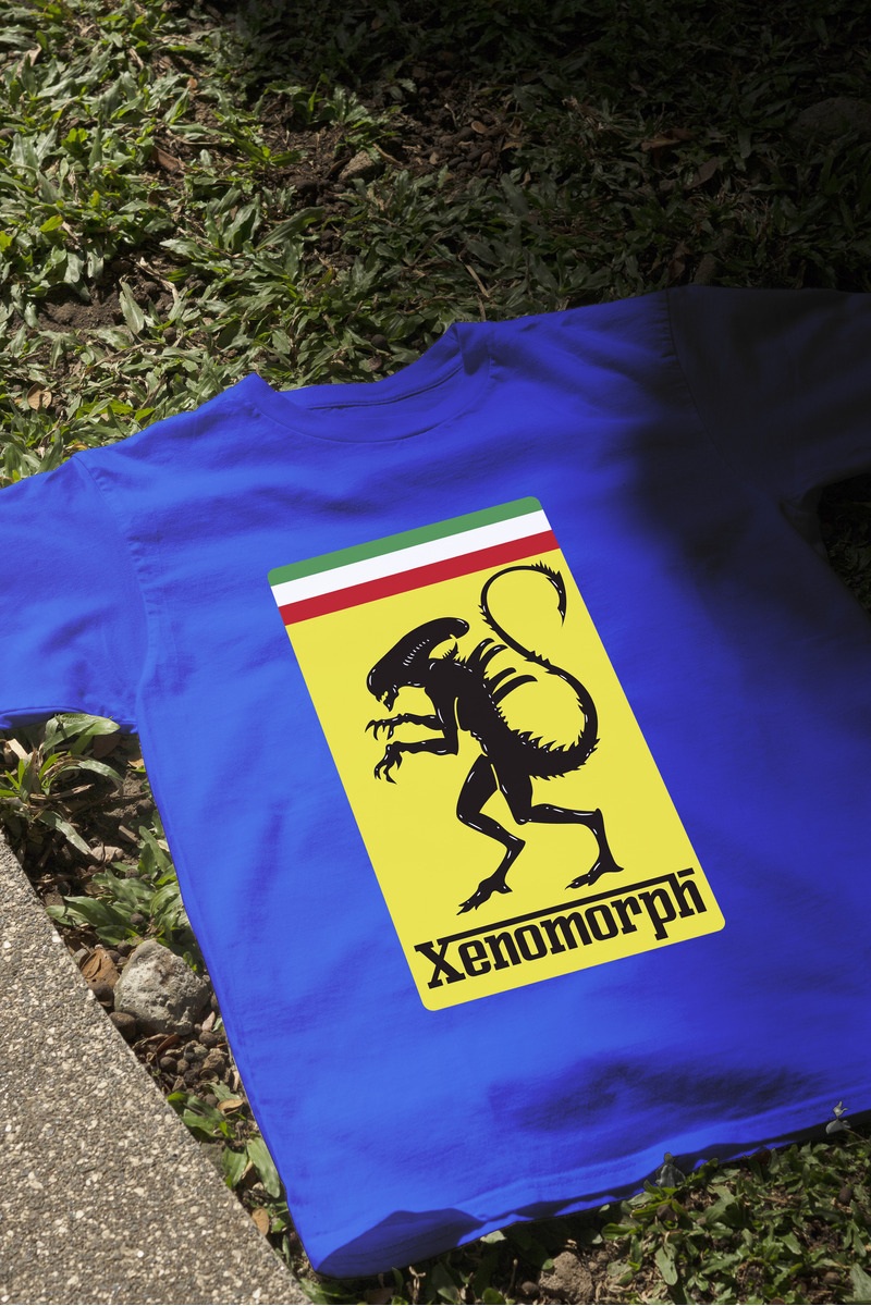 Remera: Xenomorph Ferrari Memoestampados - Imagen 9