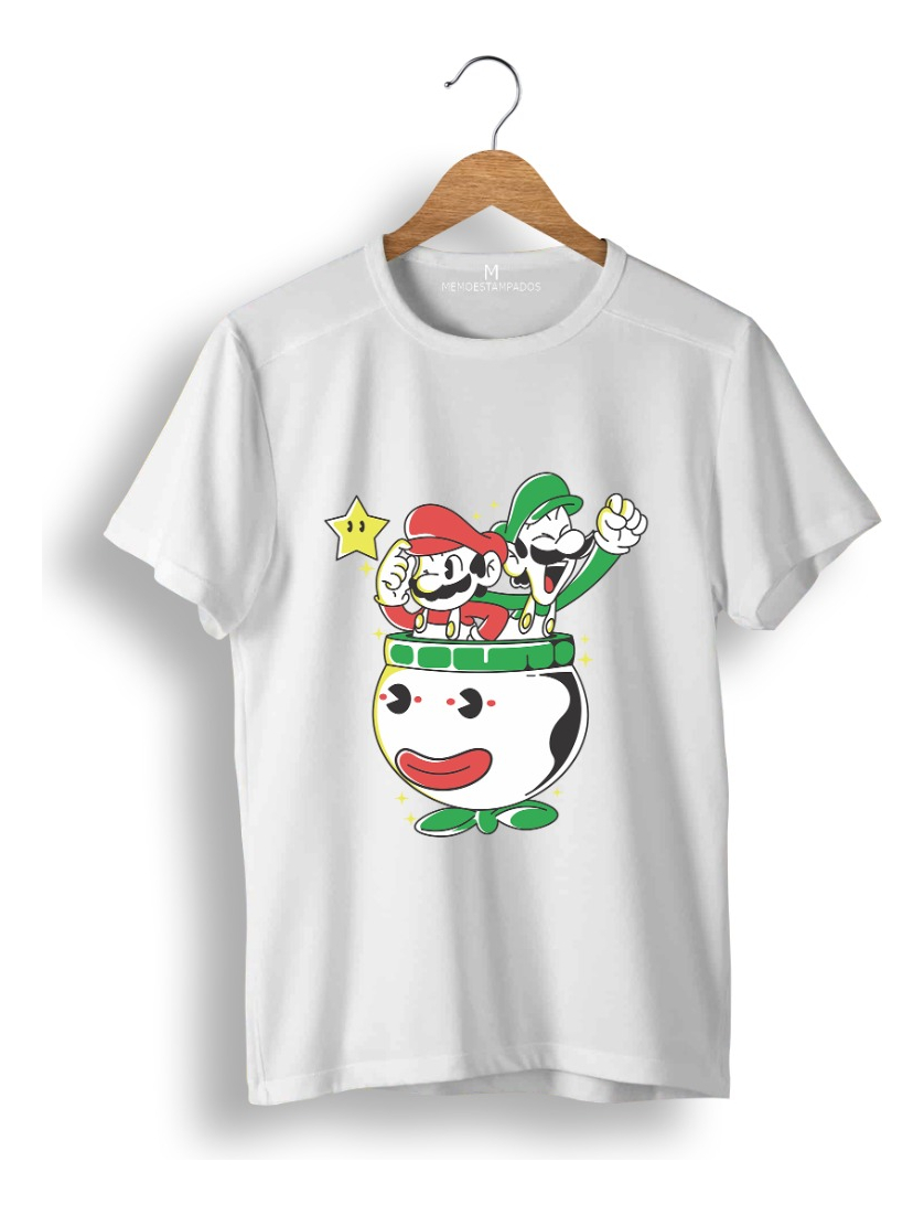 Remera: Mario Cartoon Memoestampados - Imagen 18