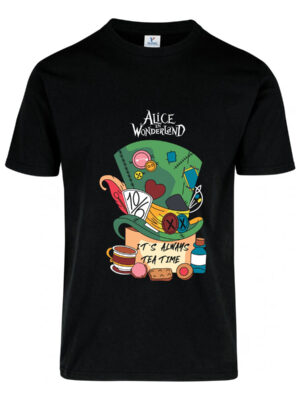Remera: Its Always Tea Time Memoestampados
