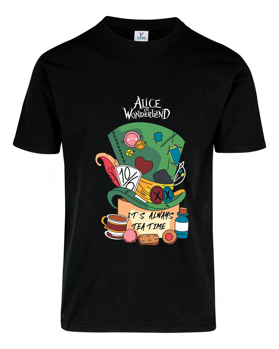 Remera: Its Always Tea Time Memoestampados