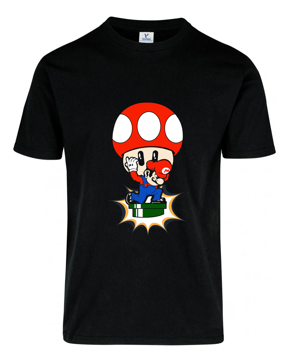 Remera: Mario Bros Power Memoestampados - Imagen 2