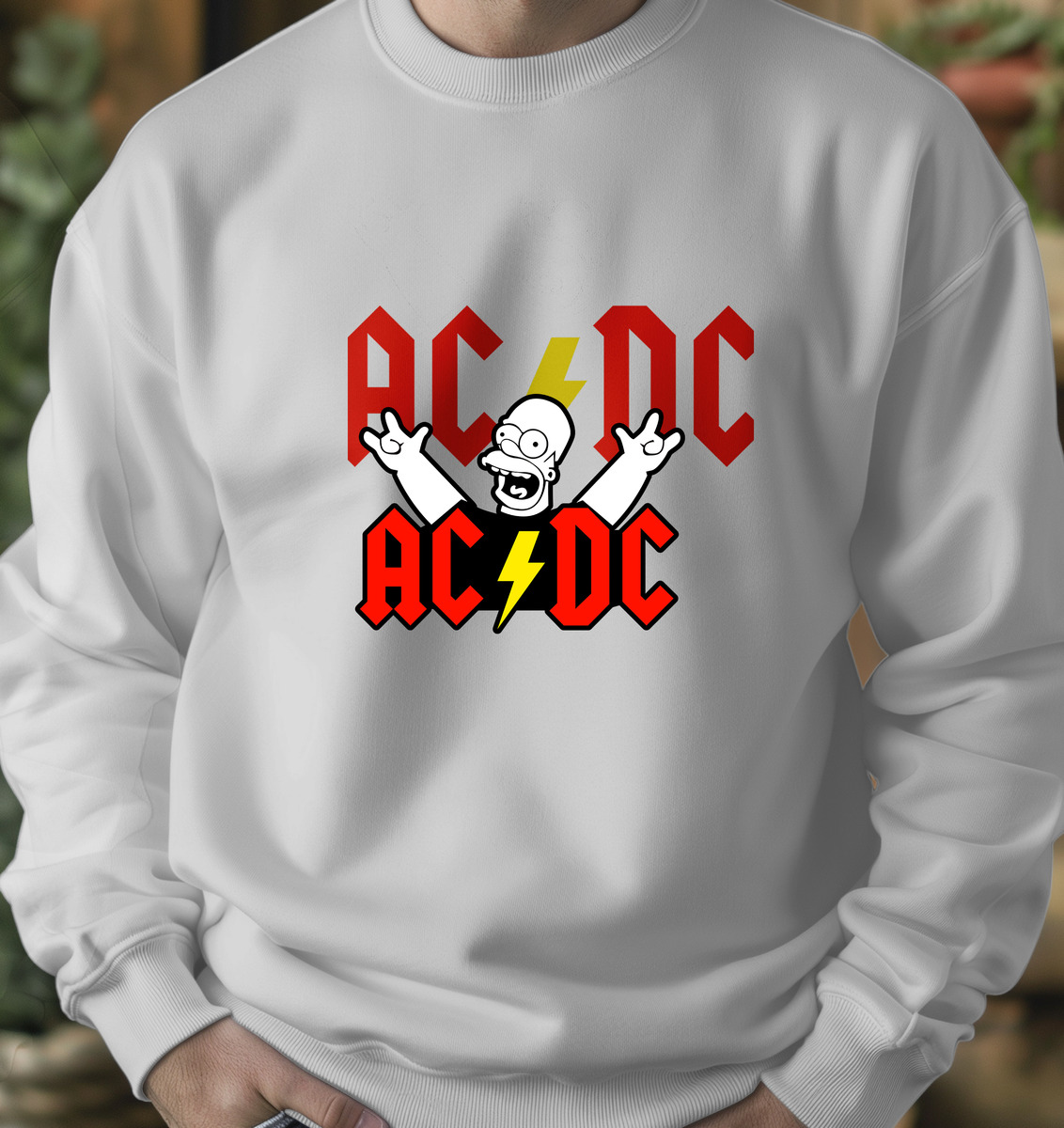 Buzo Ac Dc Homer Memoestampados - Imagen 4
