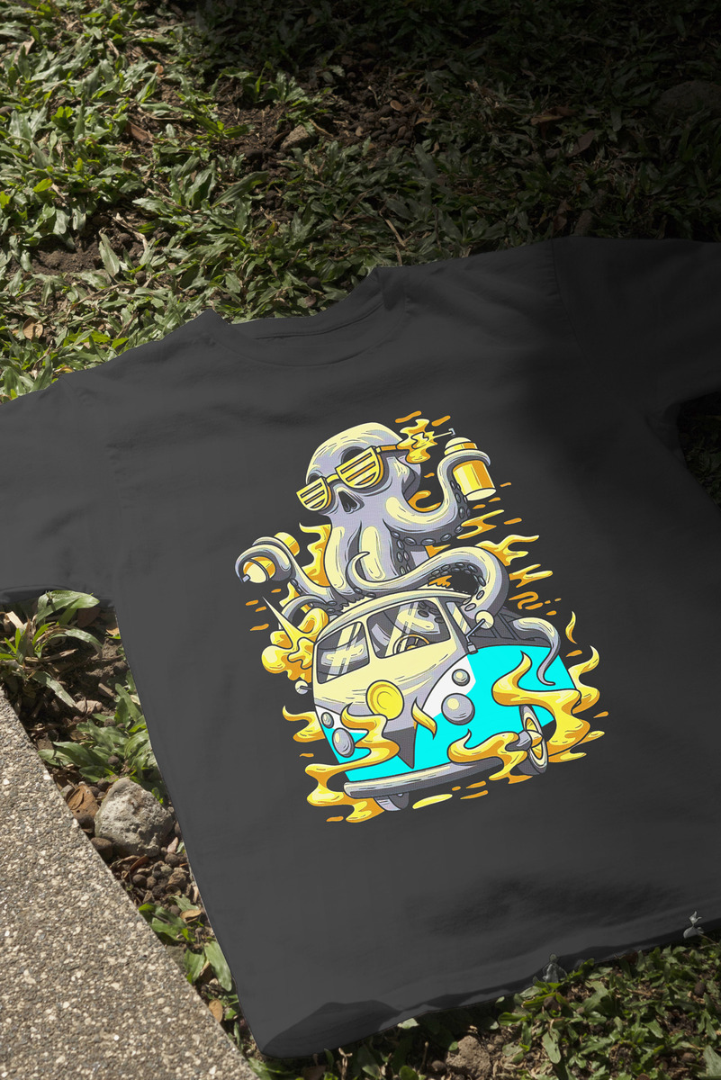 Remera: Pulpo Volkswagen Memoestampados - Imagen 3