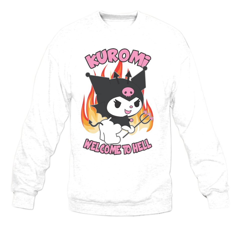 Buzo Kuromi Welcome To Hell Memoestampados - Imagen 9