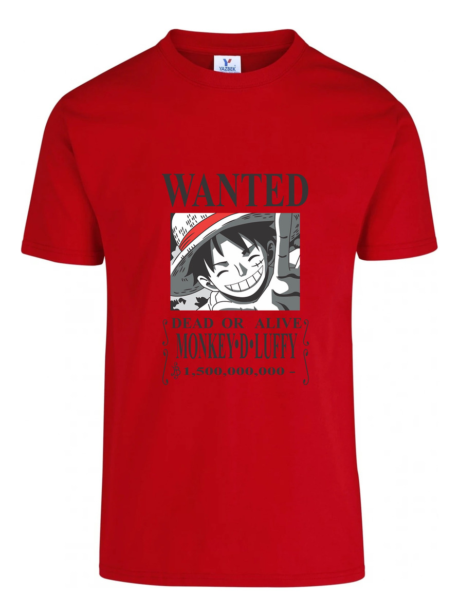 Remera: Wanted Luffy Memoestampados - Imagen 10
