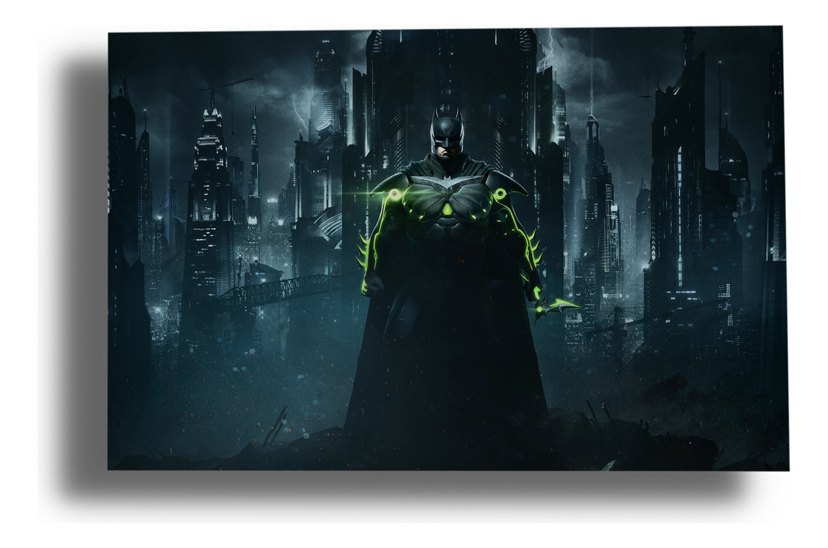 Cuadro Batman 340 70x100 Lienzo Memoestampados