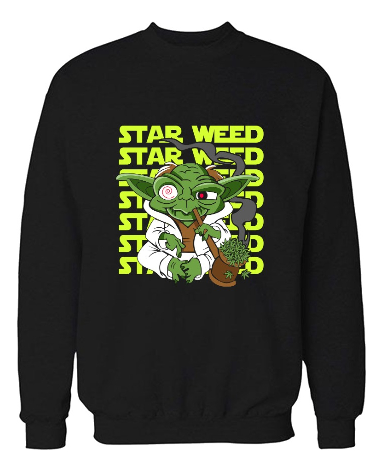 Buzo Star Weed Memoestampados