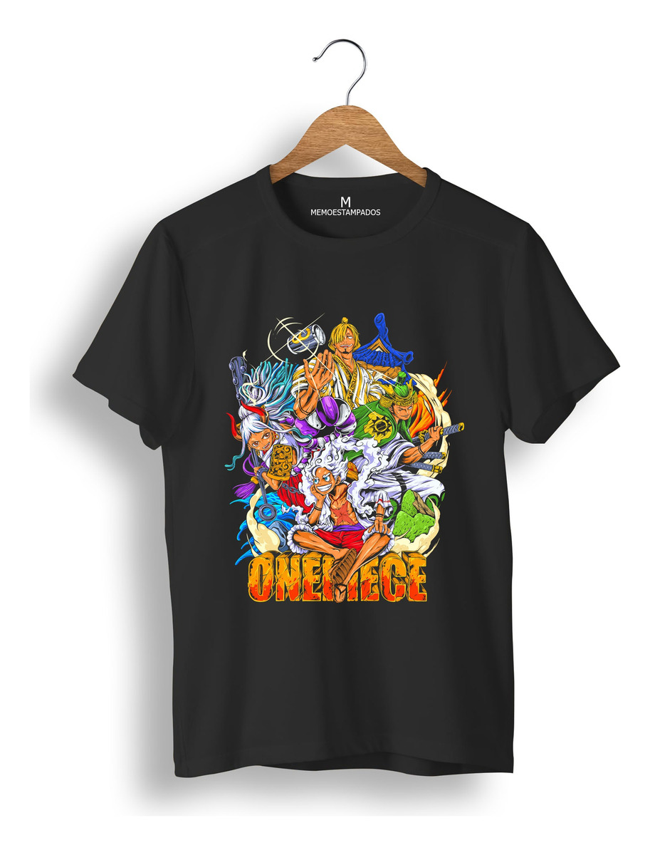 Remera: One Piece 5 Personajes Memoestampados - Imagen 4