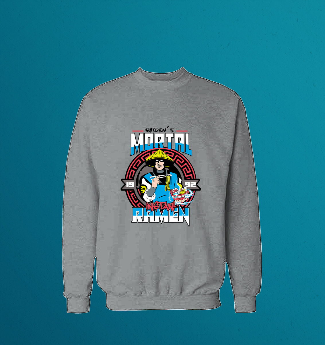 Buzo Raidens Mortal Instan Ramen Memoestampados - Imagen 7