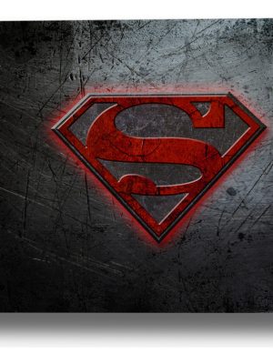 Cuadro Superman Marvel 612 70x100 Lienzo Memoestampados