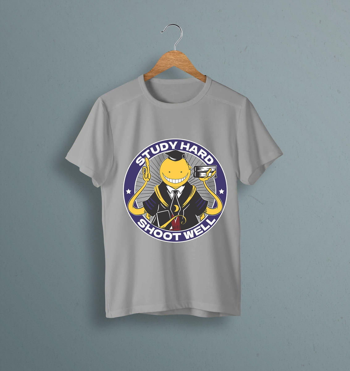Remera: Study Hard Shoot Well Memoestampados - Imagen 12