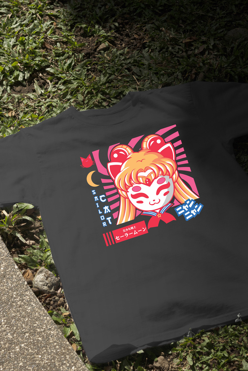Remera: Sailor Cat Memoestampados - Imagen 4