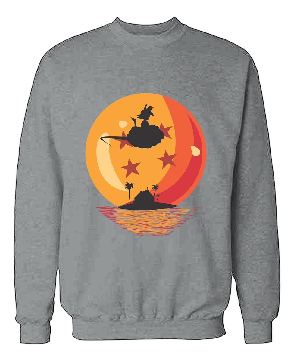 Buzo Goku Silueta Nube Esfera Memoestampados - Imagen 3