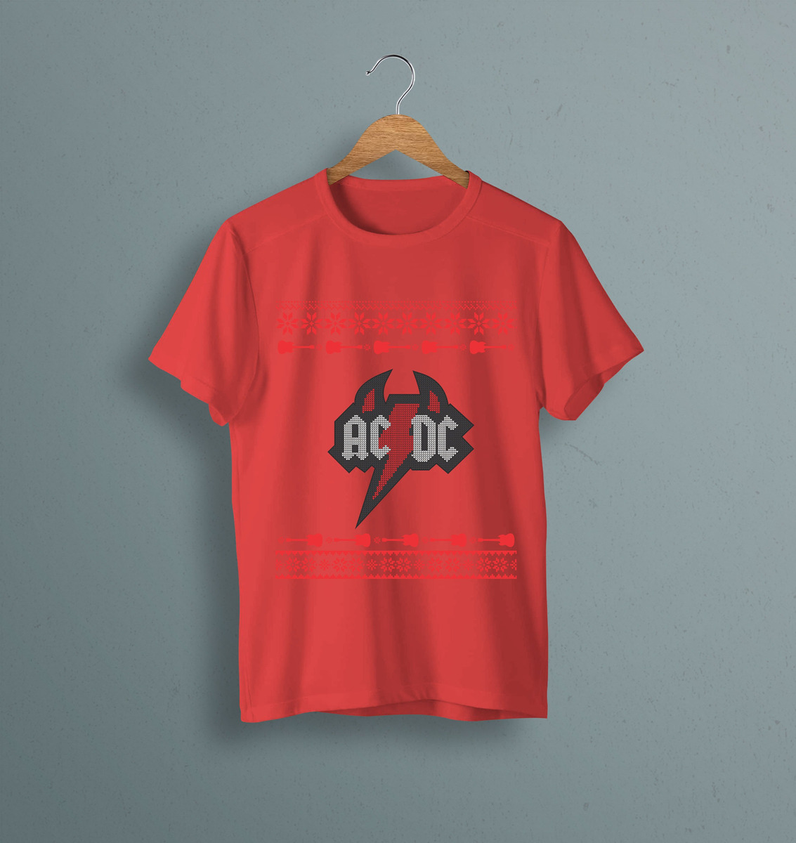 Remera: Ac Dc Ugly Sweater Memoestampados - Imagen 16