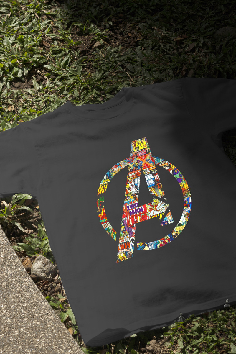 Remera: Avengers Logo Memoestampados - Imagen 3