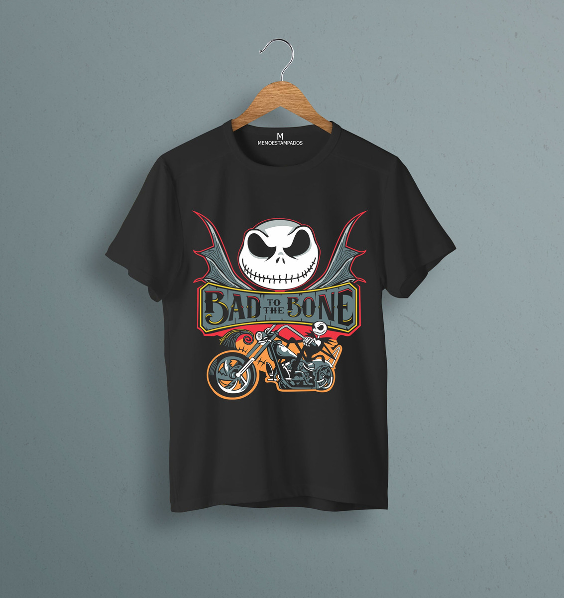 Remera: Bad To Bone Jack Memoestampados - Imagen 6