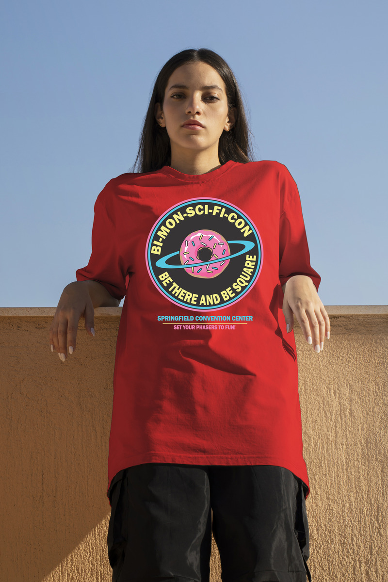 Remera: Bi Moon Sci Fi Con Memoestampados - Imagen 17