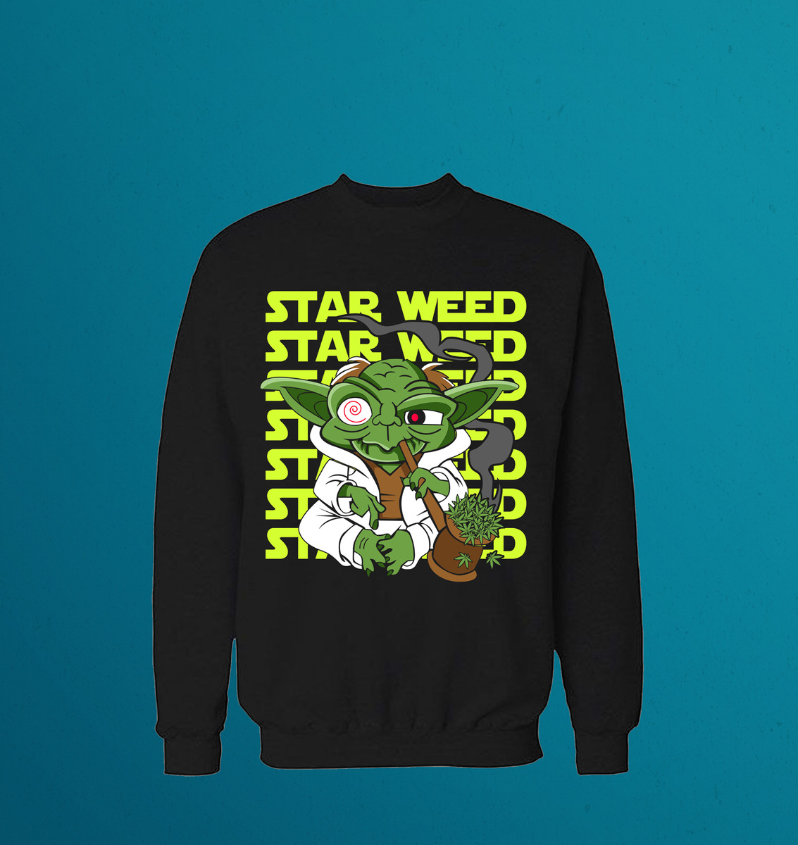 Buzo Star Weed Memoestampados - Imagen 3