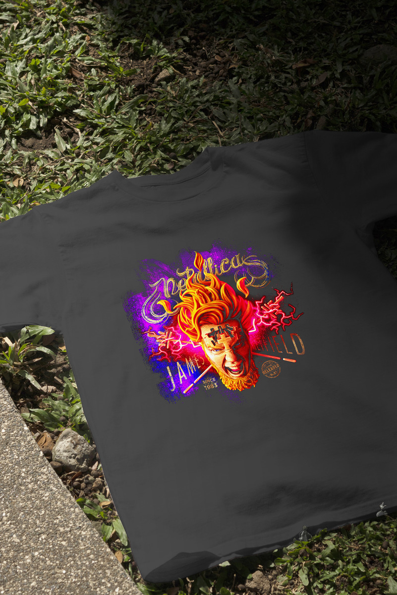 Remera: Metallica James-hetfield 01 Memoestampados - Imagen 3
