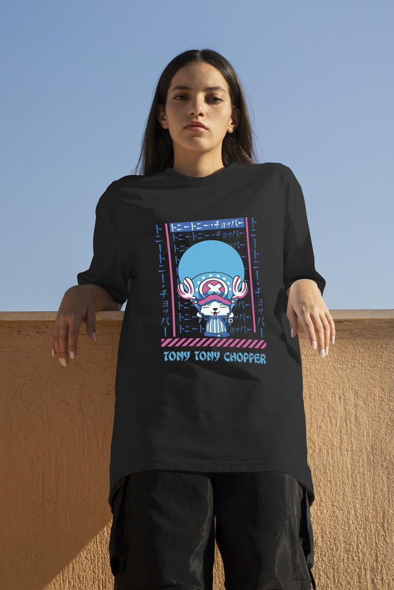 Remera: Tony Tony Chopper Neon Memoestampados - Imagen 2