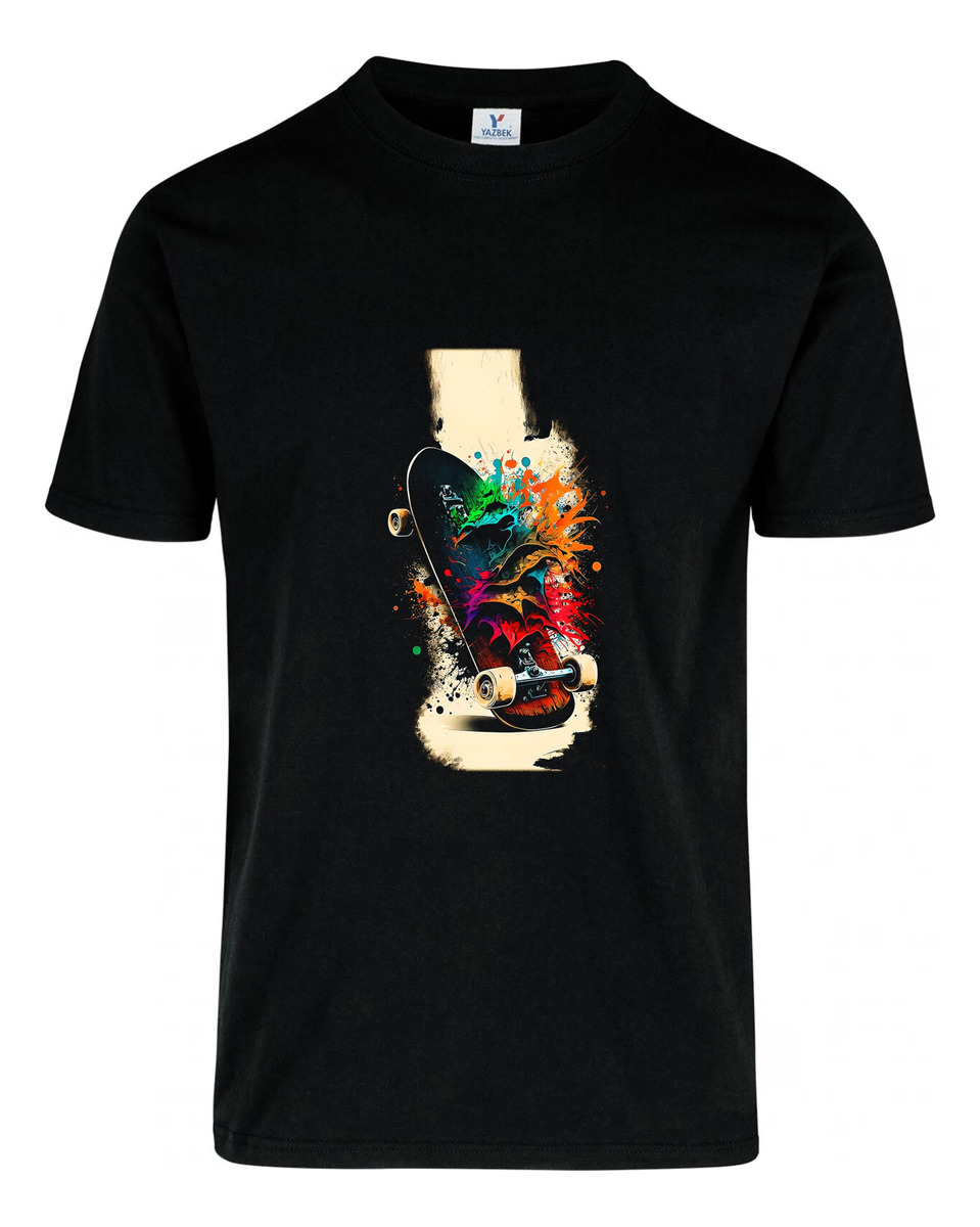 Remera: Patineta Colores Memoestampados - Imagen 2