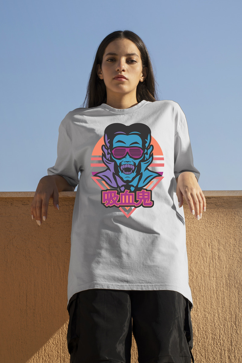 Remera: Dracula Vaporwave Memoestampados - Imagen 14