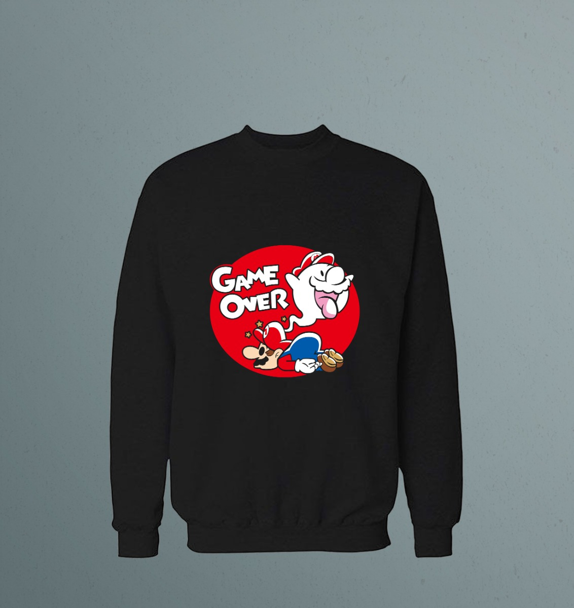Buzo Game Over Mario Bros Memoestampados - Imagen 2